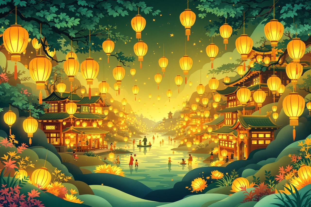 精品动漫 - 墨韵·千灯引 - 民间传说新编
